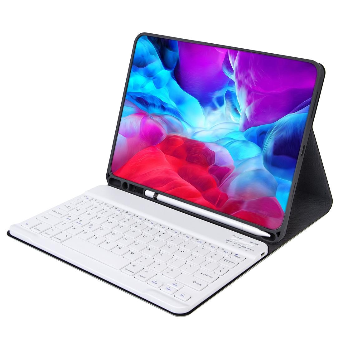 V562-ZL6120ORPI-202504291811-13 Detachable Bluetooth Keyboard Tablet Case For Ipad Pro 11 With Pen Slot - Plain Texture - Light Purple - Image 14