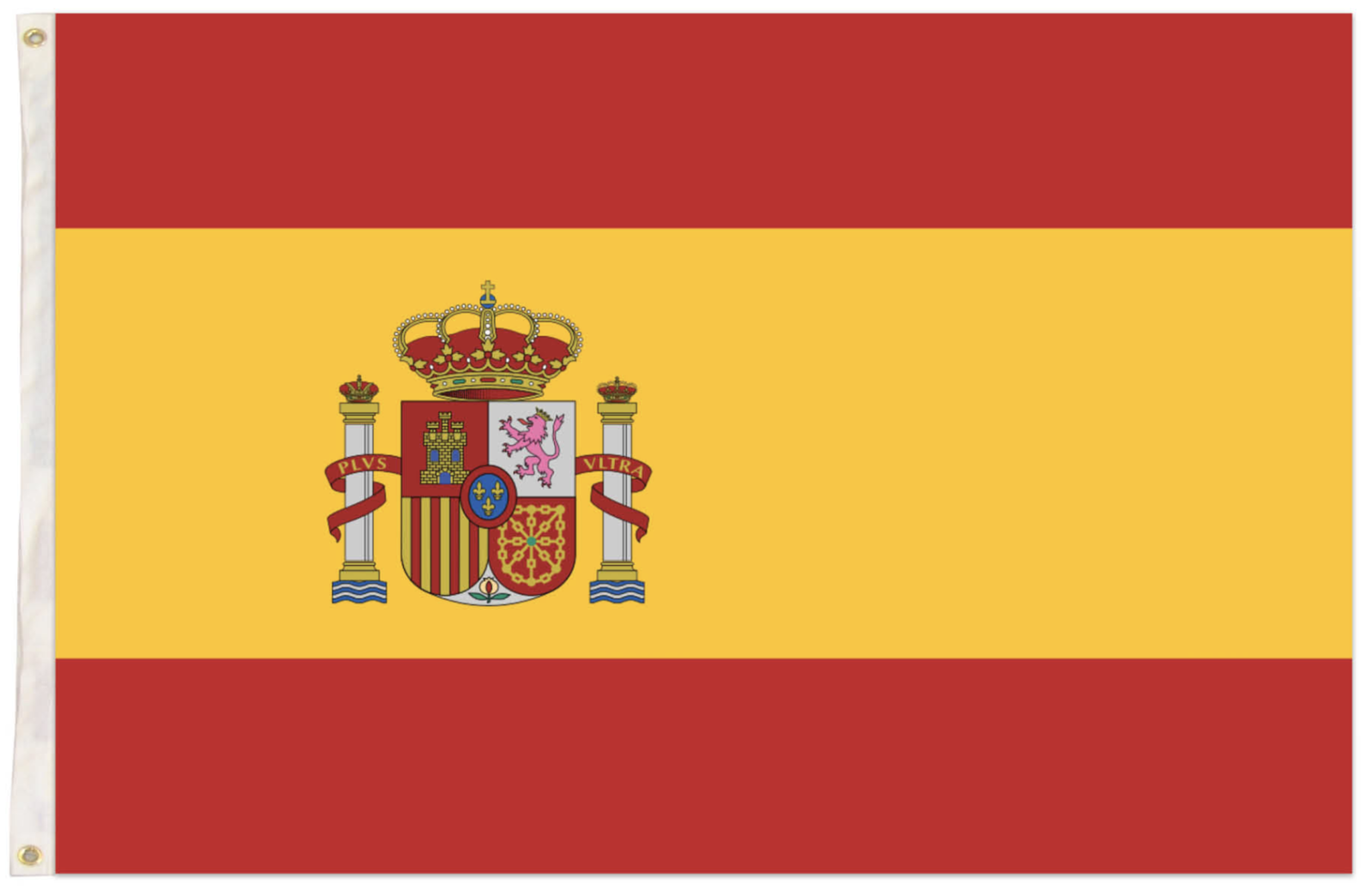 V563-13284-184535-00 Spain Spanish Country Flag Heavy Duty Outdoor España - 150cm x 90cm - Image 1