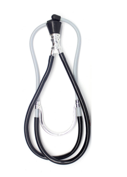 V563-18300-01-185714-01 NURSE STETHOSCOPE Party Costume Fancy Dress Halloween Doctor Medical - Black - Image 2