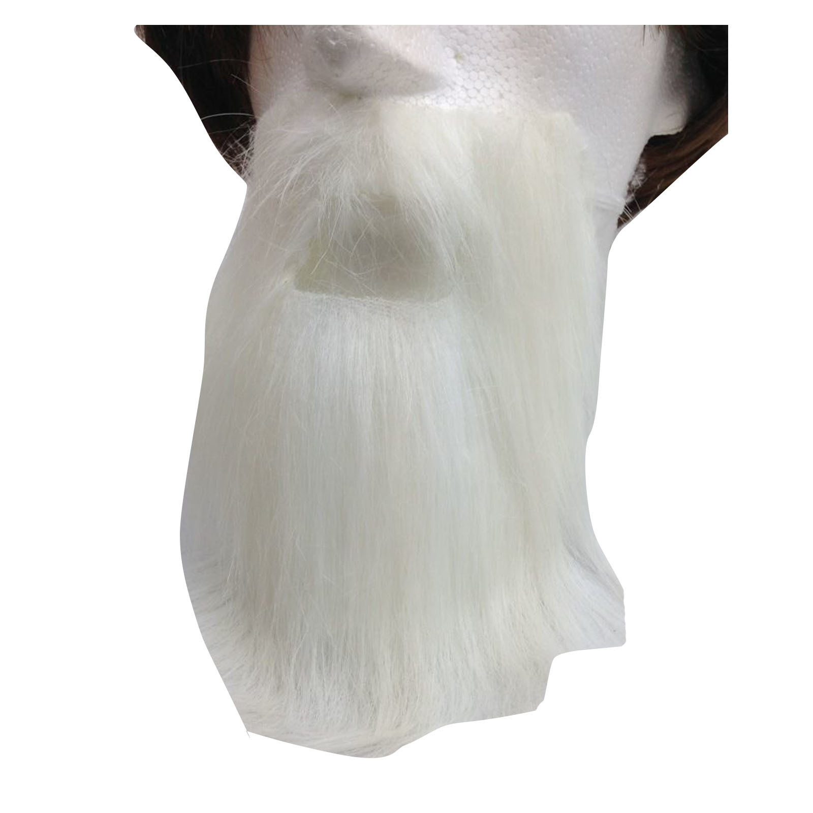 V563-19960-WHT-202503051740-03 PARTY BEARD Moustache Costume Fancy Dress Mustache Halloween Fake Facial Hair - White - Image 4