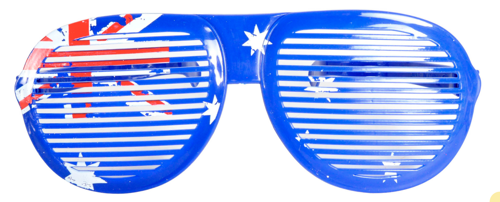 V563-20426-202503051435-02 Jumbo Party Costume Glasses  - Australian Flag Design - Wayfarer Oversized 26cm Wide - Image 3