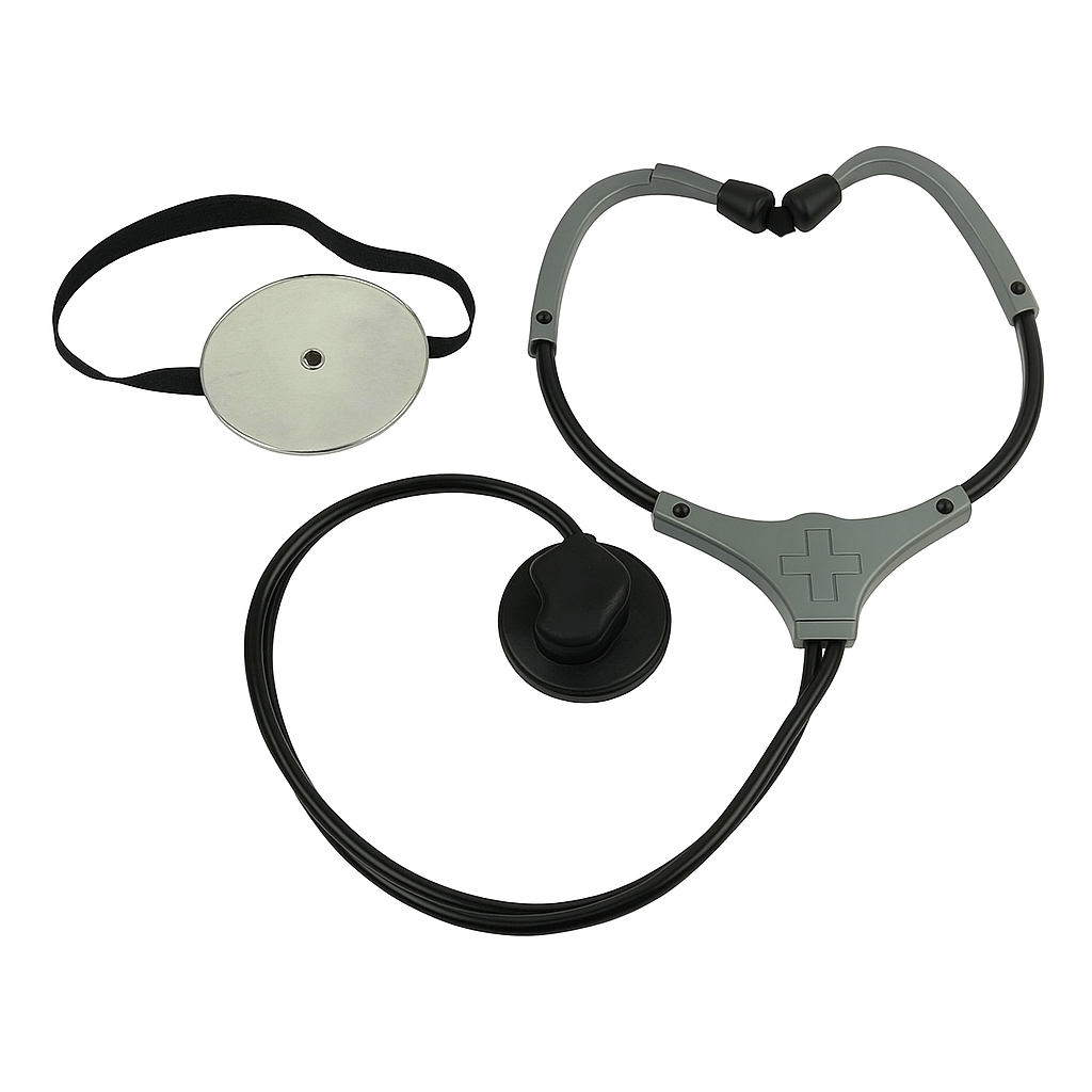 V563-2103-202504071436-01 NURSE Party STETHOSCOPE Costume Accessory Fancy Dress Halloween Doctor Hospital - Image 2