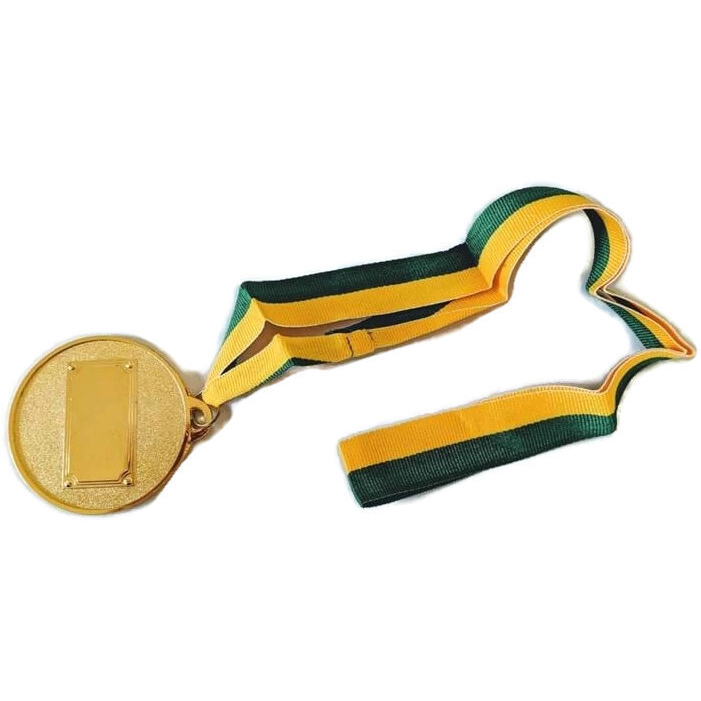 V563-2142-184664-05 METAL WINNER GOLD MEDAL 1st Party Favours Sports Day 40cm Ribbon - Green/Gold - Image 6