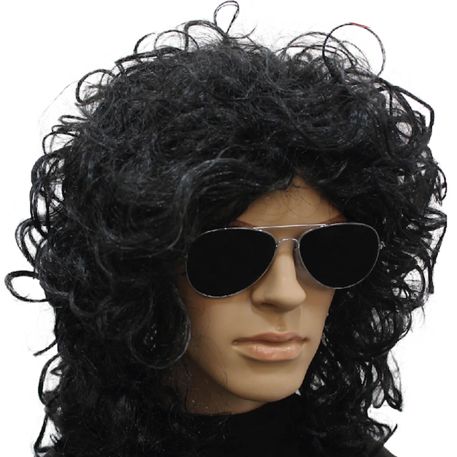V563-22429-202504071436-00 POPSTAR WIG Punk Costume Party Fancy Curly Long Hair Rock 70s 80s - Image 3