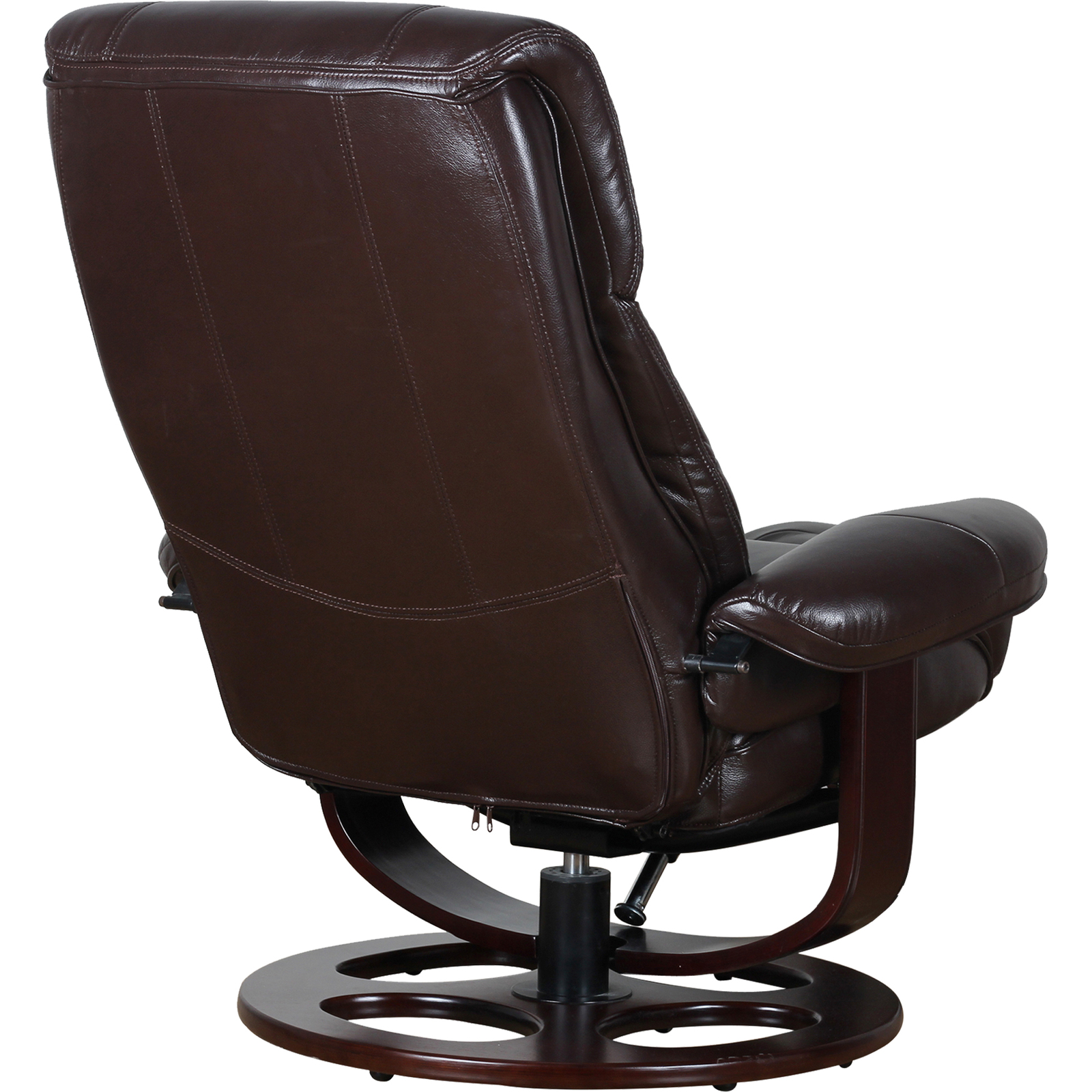 V563-75626-174045-07 Julio Faux Leather Premium Reclining Lounge Arm Chair w/ Ottoman Swivel Sofa - Image 8