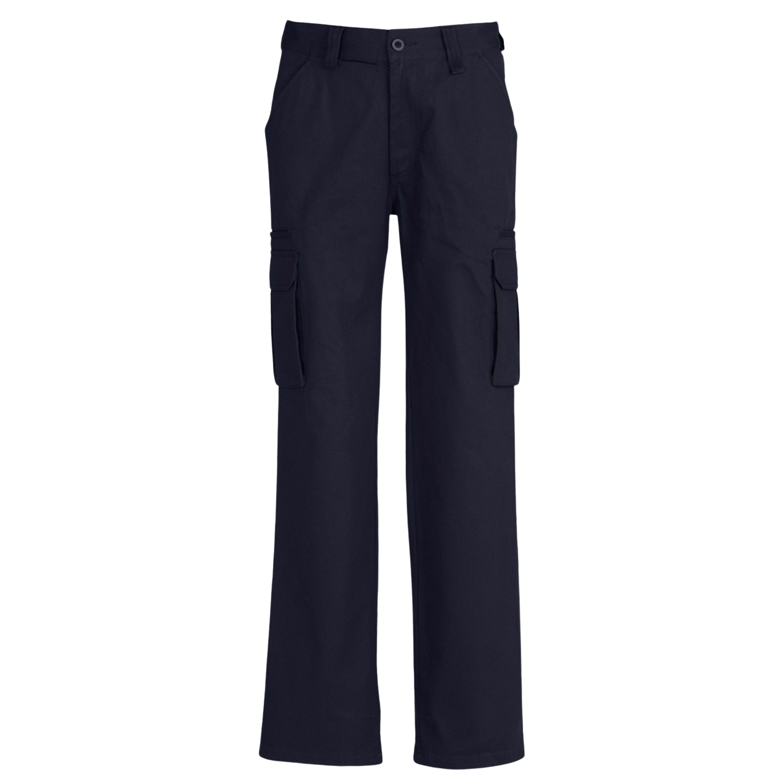 V563-BR-310GSM-NVY-102-202503051853-01 Mens CARGO PANTS Work Wear Trousers 100% COTTON Tradie Pockets Military 310gsm - Navy - 102"" - Image 2
