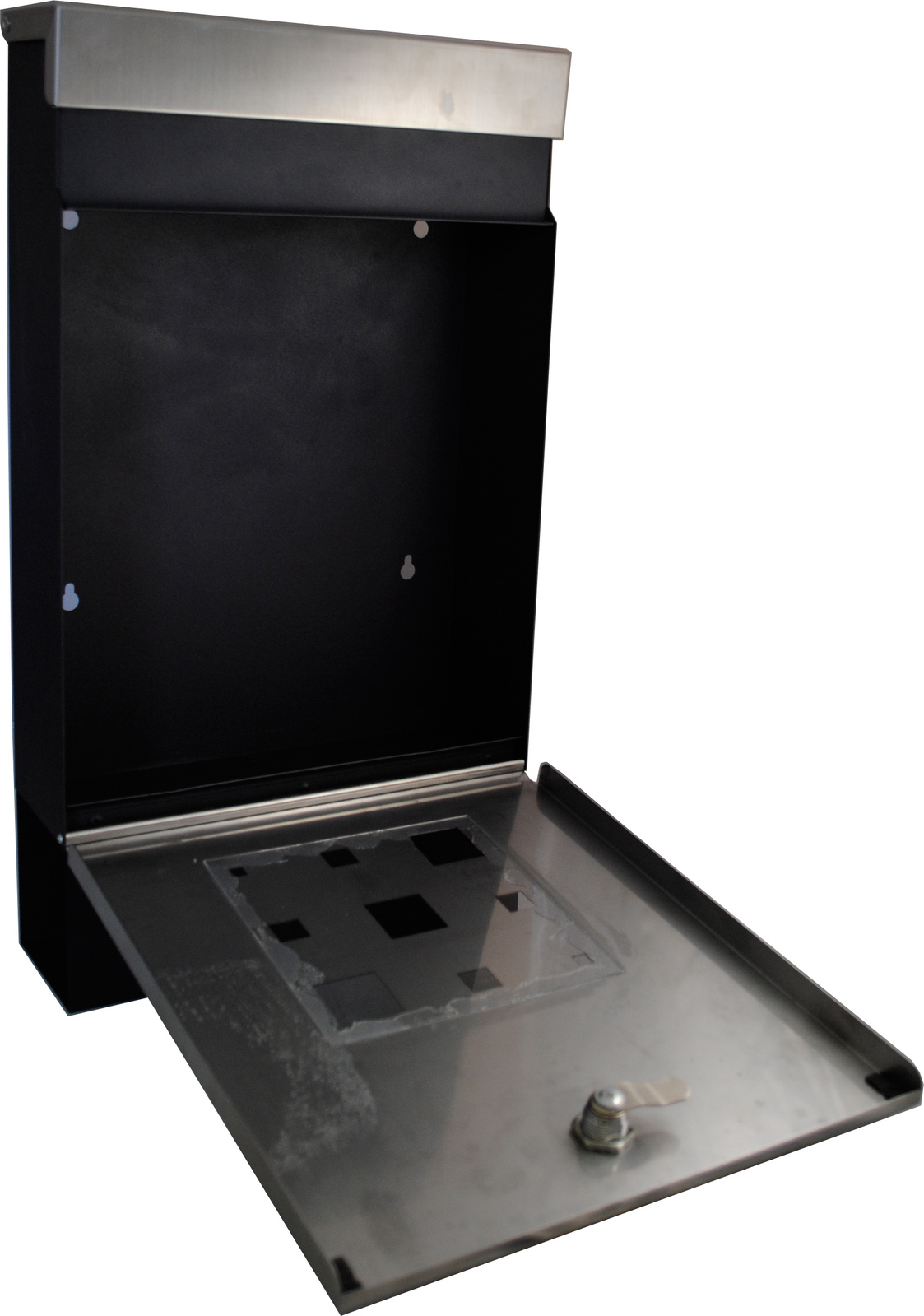 V563-CAD01-204620-05 Sandleford  Letter Box Caddy Stainless Steel Lockable Mailbox - Wall Mounted - Image 6