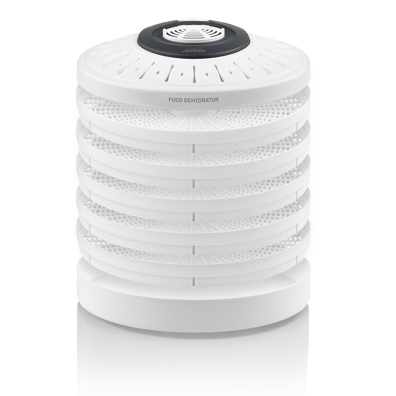 V563-DT5600-202506020827-03 Sunbeam DT5600 Food Dehydrator 5 Stackable Drying Racks with Fruit Roll Tray - Image 4