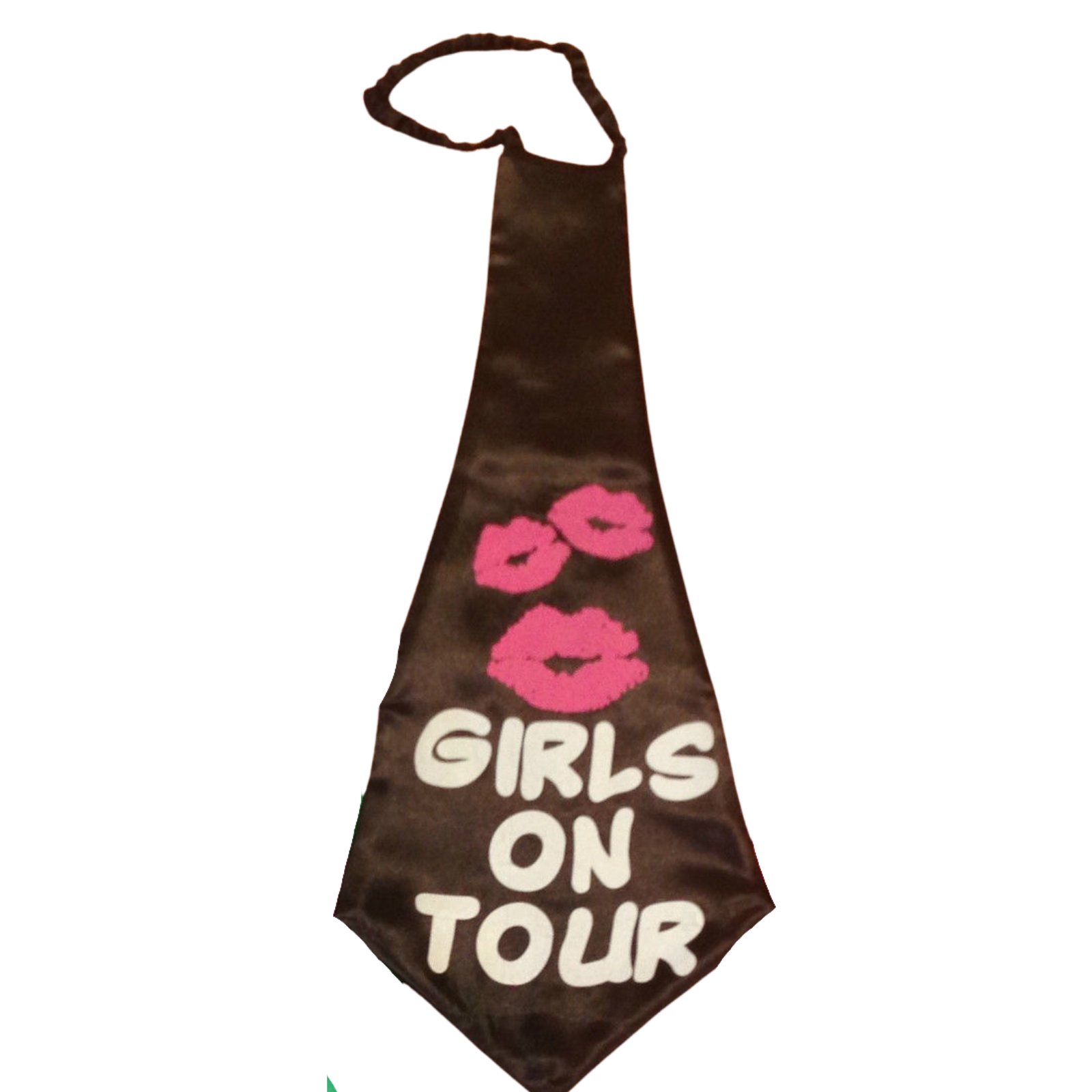 V563-JUMBOTIE-GRLTBLK-185679-01 Jumbo Hen's Night Neck Tie Fun Party Costume Dress Up Girls Night  Black - Image 2