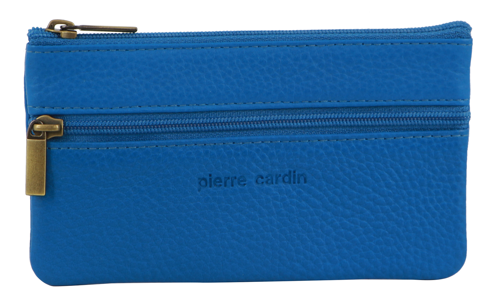 V563-PC-1349-AQUA-173954-00 Pierre Cardin Ladies Womens Genuine Leather RFID Coin Purse Wallet - Aqua - Image 1