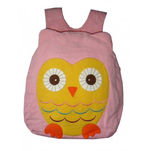 V59-315-Pink-01 Hootie Owl Back Pack-Pink - Image 1