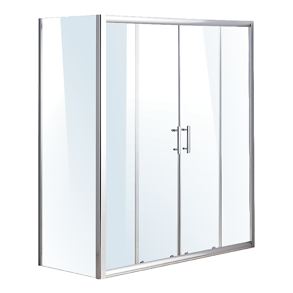 V63-799607-9207-00 1700 X 700 Sliding Door Safety Glass Shower Screen By Della Francesca - Image 1