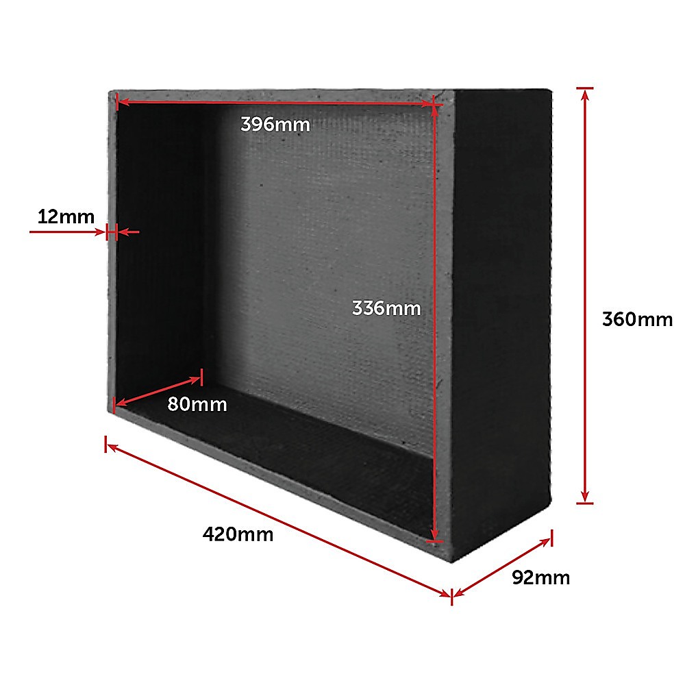 V63-822021-13438-09 Shower Niche - 360 x 420 x 92mm Prefabricated Wall Bathroom Renovation - Image 12