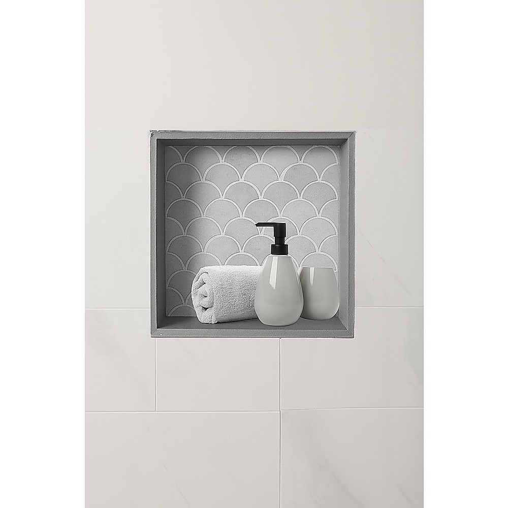 V63-822041-202507231809-00 Shower Niche - 350 x 350 x 92mm Prefabricated Wall Bathroom Renovation - Image 5