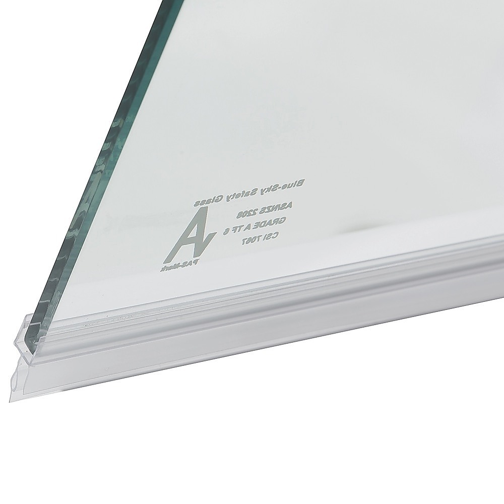 V63-830141-202507161843-04 180 Degree Pivot Door 6mm Safety Glass Bath Shower Screen 900x1400mm By Della Francesca - Image 5