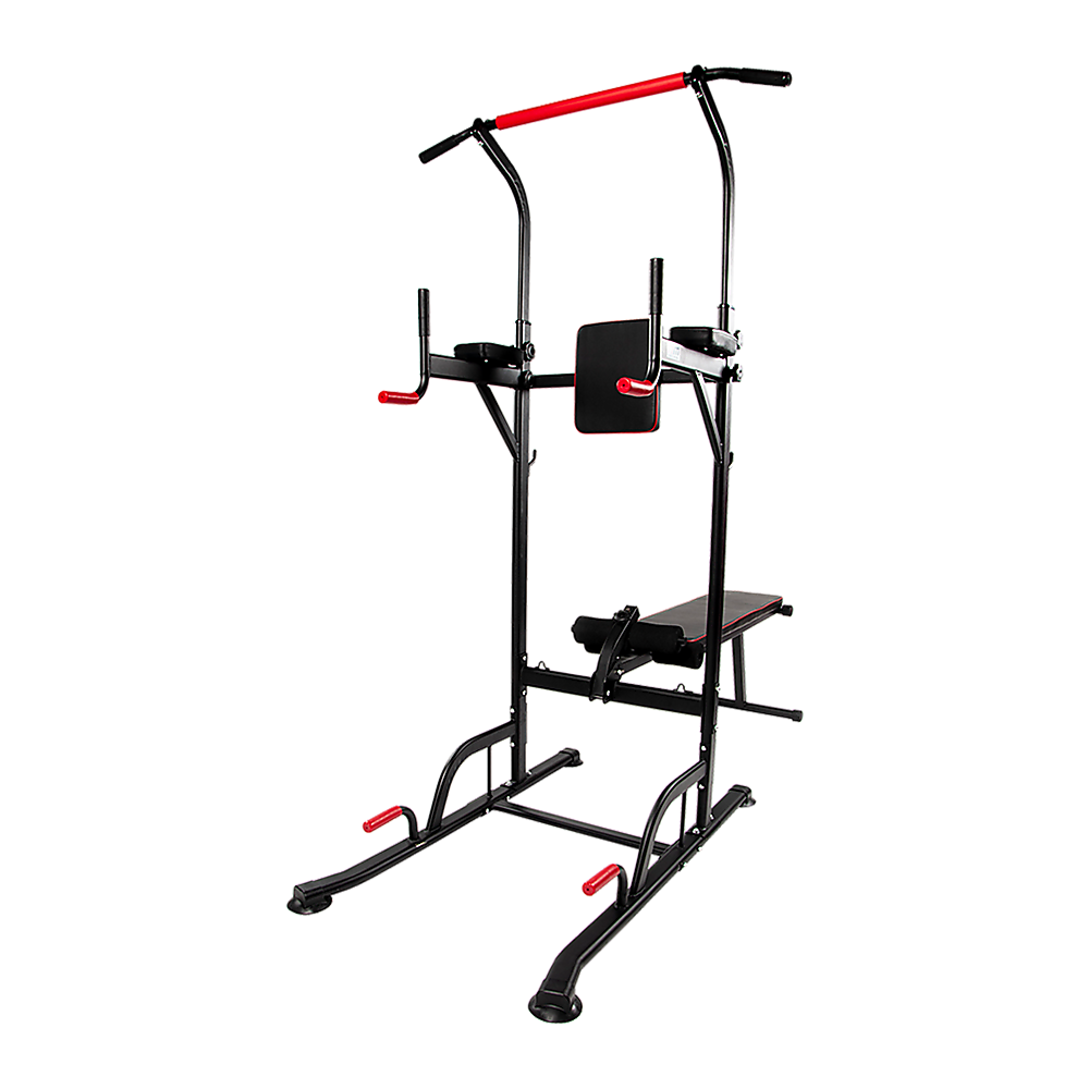 V63-831701-26405-00 Power Tower Pull Up Weight Bench Dip Multi Station Chin Up Home Gym Equipment - Image 1