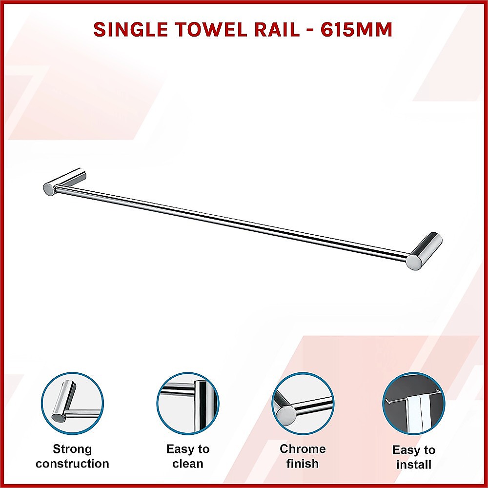 V63-833841-202508141725-05 Single Towel Rail - 615mm - Image 3
