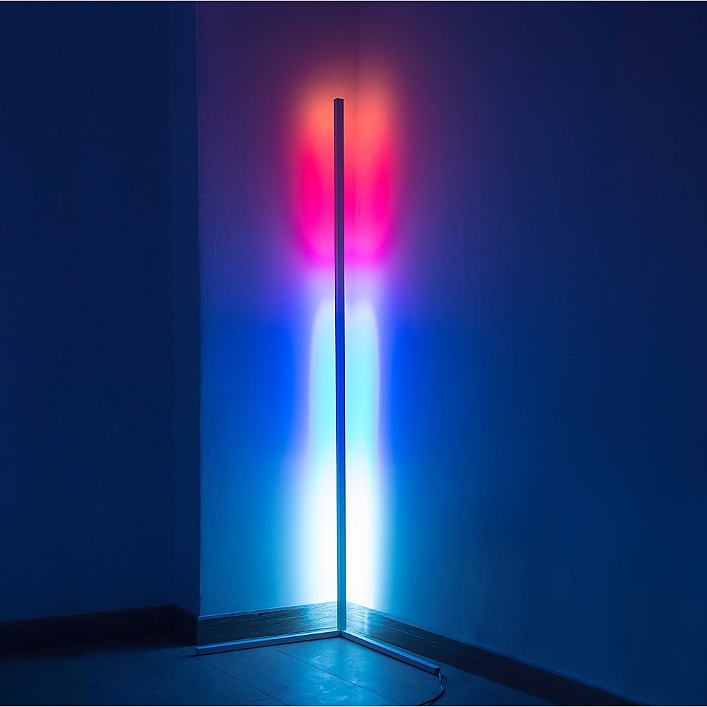 V63-835351-60dc48be8a354.1000x1000-01 Modern - Colour RGB - Minimalist LED Corner Floor Lamp - White - Mood Lighting - Image 2
