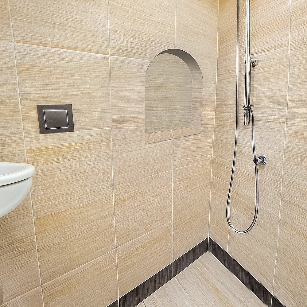 V63-835801-202507241950-00 Shower Niche - Arch 450 x 350 x 90mm Prefabricated Wall Bathroom Renovation - Image 6