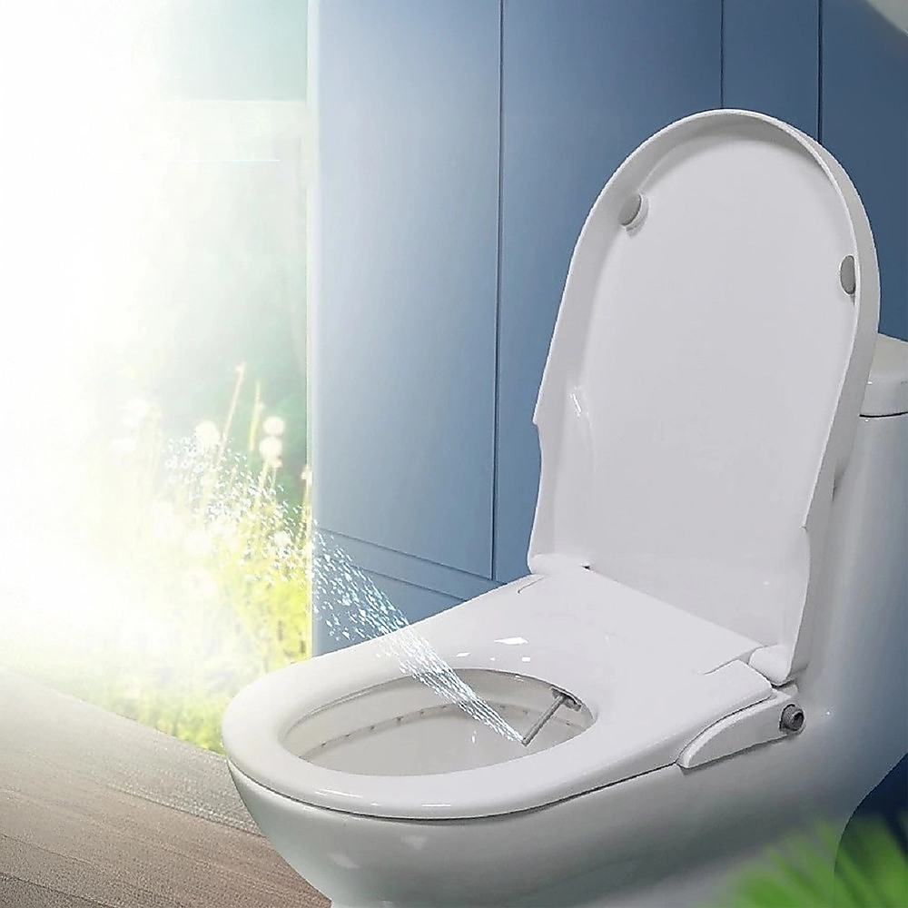 V63-836451-202508071819-01 Non Electric Bidet Toilet Seat W/ Cover Bathroom Spray Water Wash - Image 2