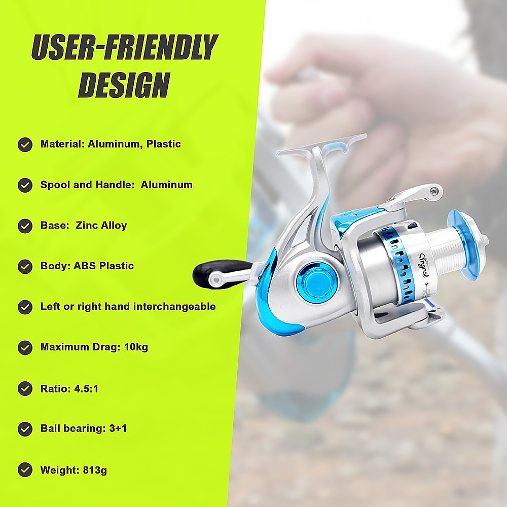 V63-844641-143414-09 High Speed Saltwater Metal Spinning Fishing Reel Large Sea Fishing Reels - Image 10