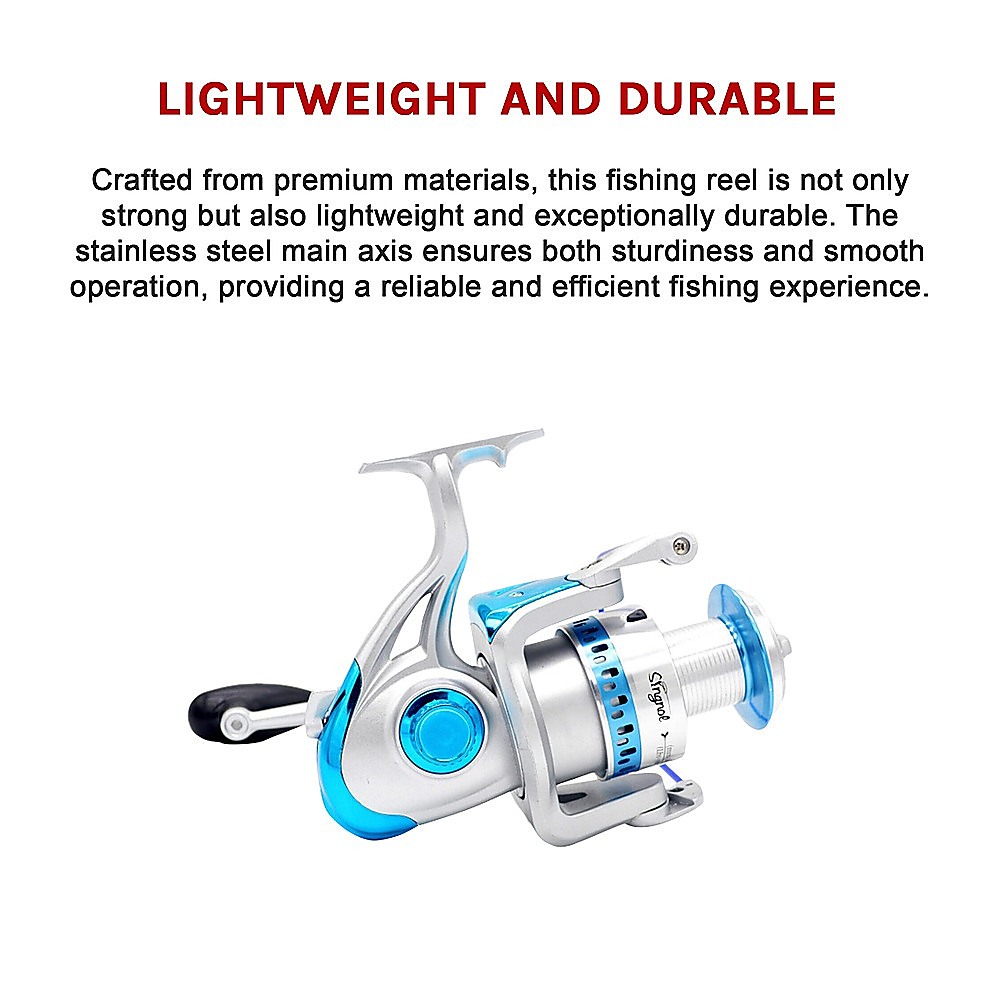 V63-844641-143414-10 High Speed Saltwater Metal Spinning Fishing Reel Large Sea Fishing Reels - Image 11