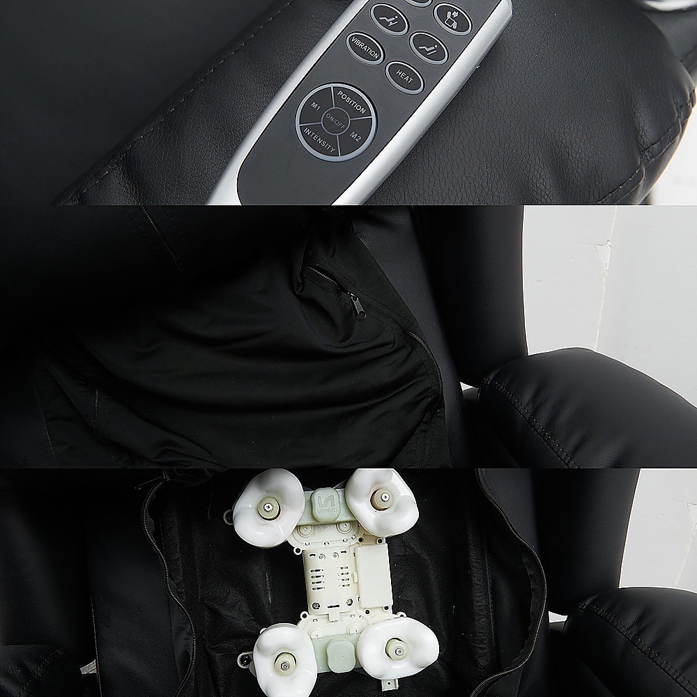 V63-847651-167327-05 Lift Heated Leather Recliner Electric Massage Chair with USB port - Image 7