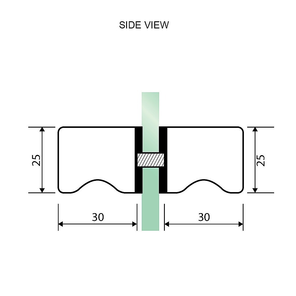 V63-856681-199269-16 120cm Wall to Wall Frameless Shower Screen with Black Brackets and Brass Hinges, Square Knob Handle - Image 14