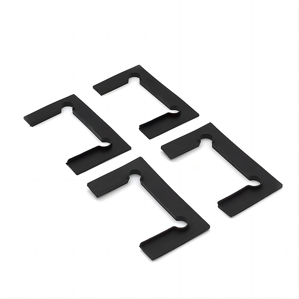 V63-864851-198424-14 120x80cm Corner Frameless Shower Screen with Black Brackets and SS Hinges, Square Knob Handle - Image 12