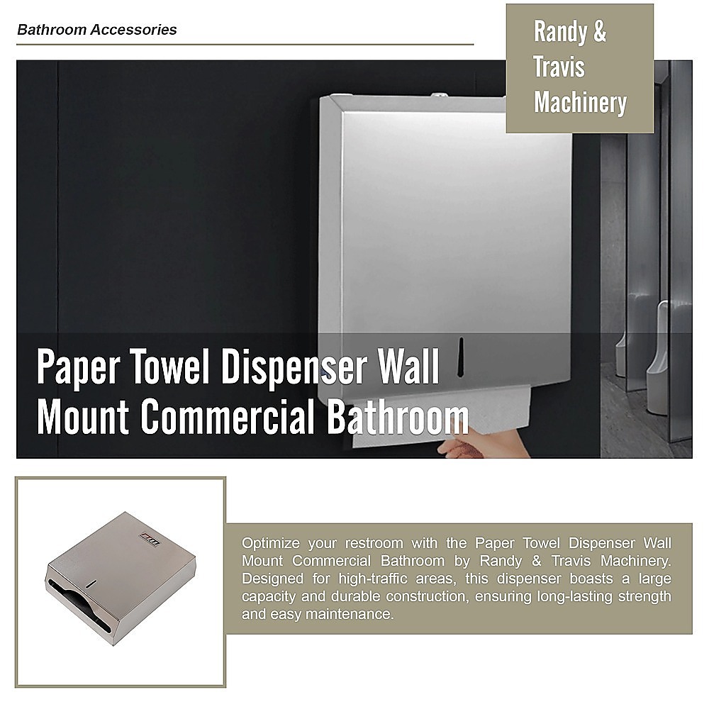 V63-920701-202508081906-08 Paper Towel Dispenser Wall Mount Commercial Bathroom - Image 9