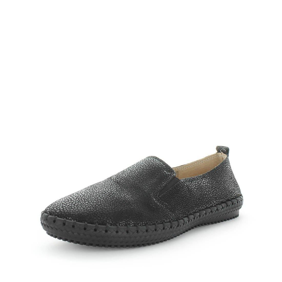 V717-JBCOBLE-BLKSHIMMER-40-189219-00 JUST BEE Women's COBLE Loafers / Slip ons Blk Shimmer/Glitter 40EU - Image 1