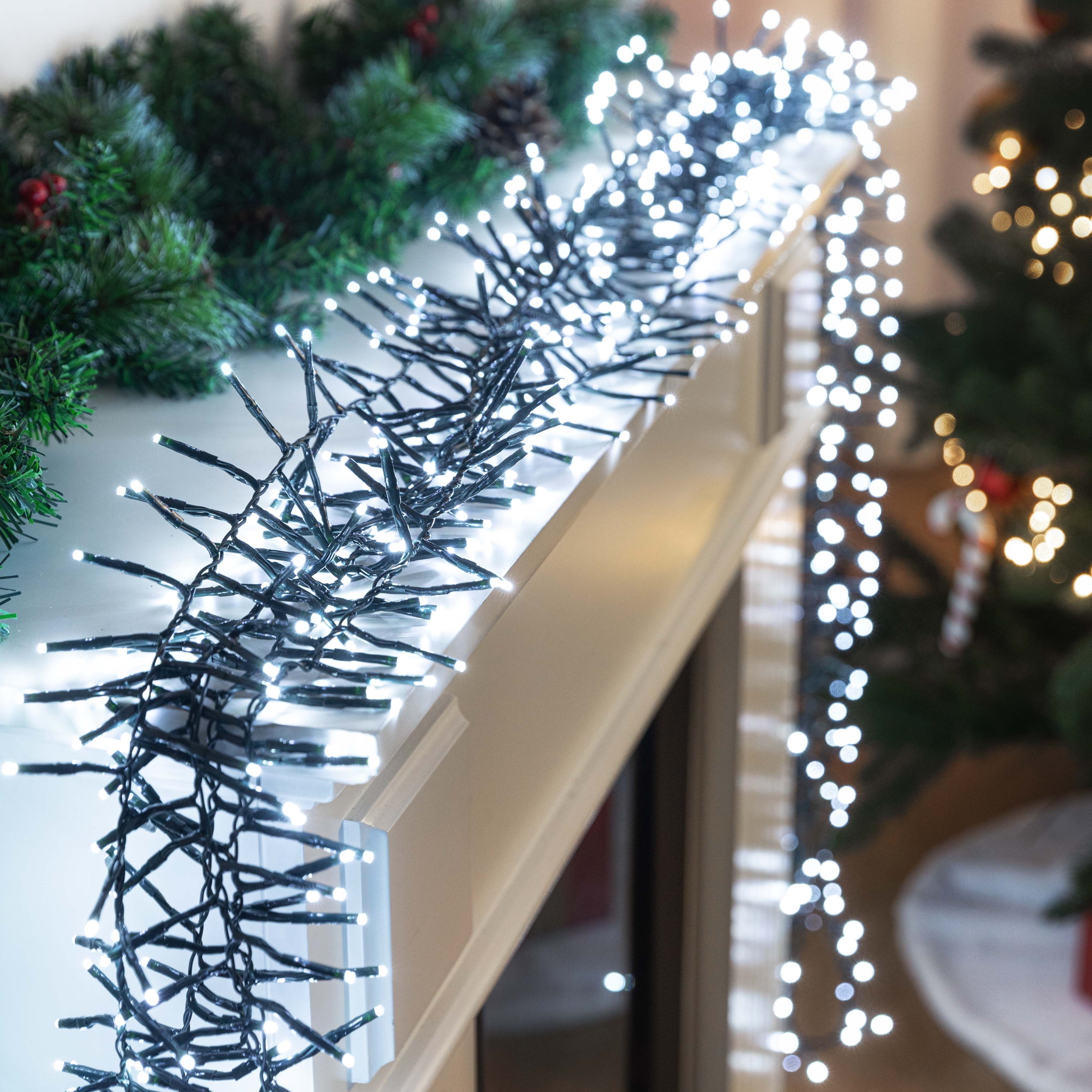 V720-XB3458W-200168-05 Cluster Lights 720 LEDs available in 6 Color Options - Cool White - Image 1