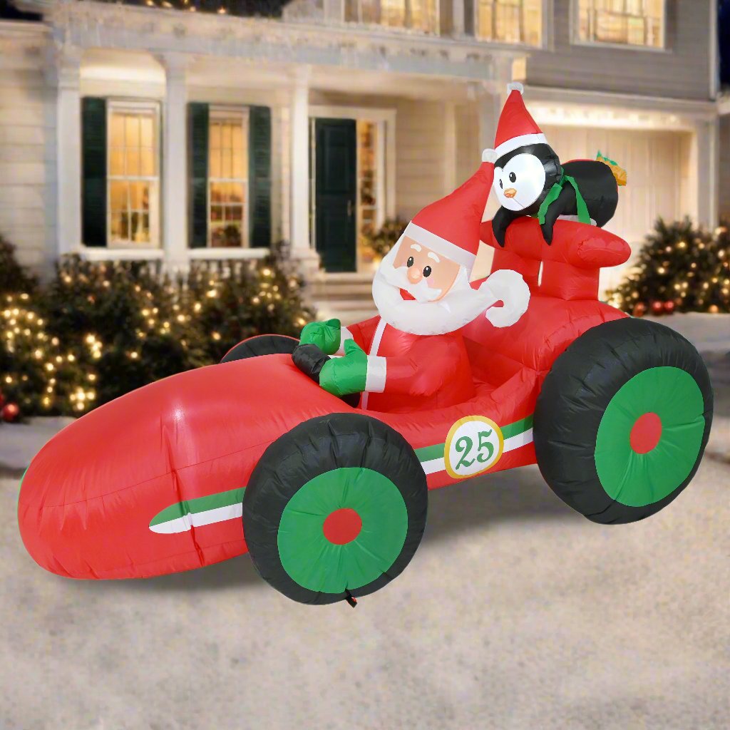 V720-XL1575-200234-00 Airpower Santa Race Car 225cm - Image 1