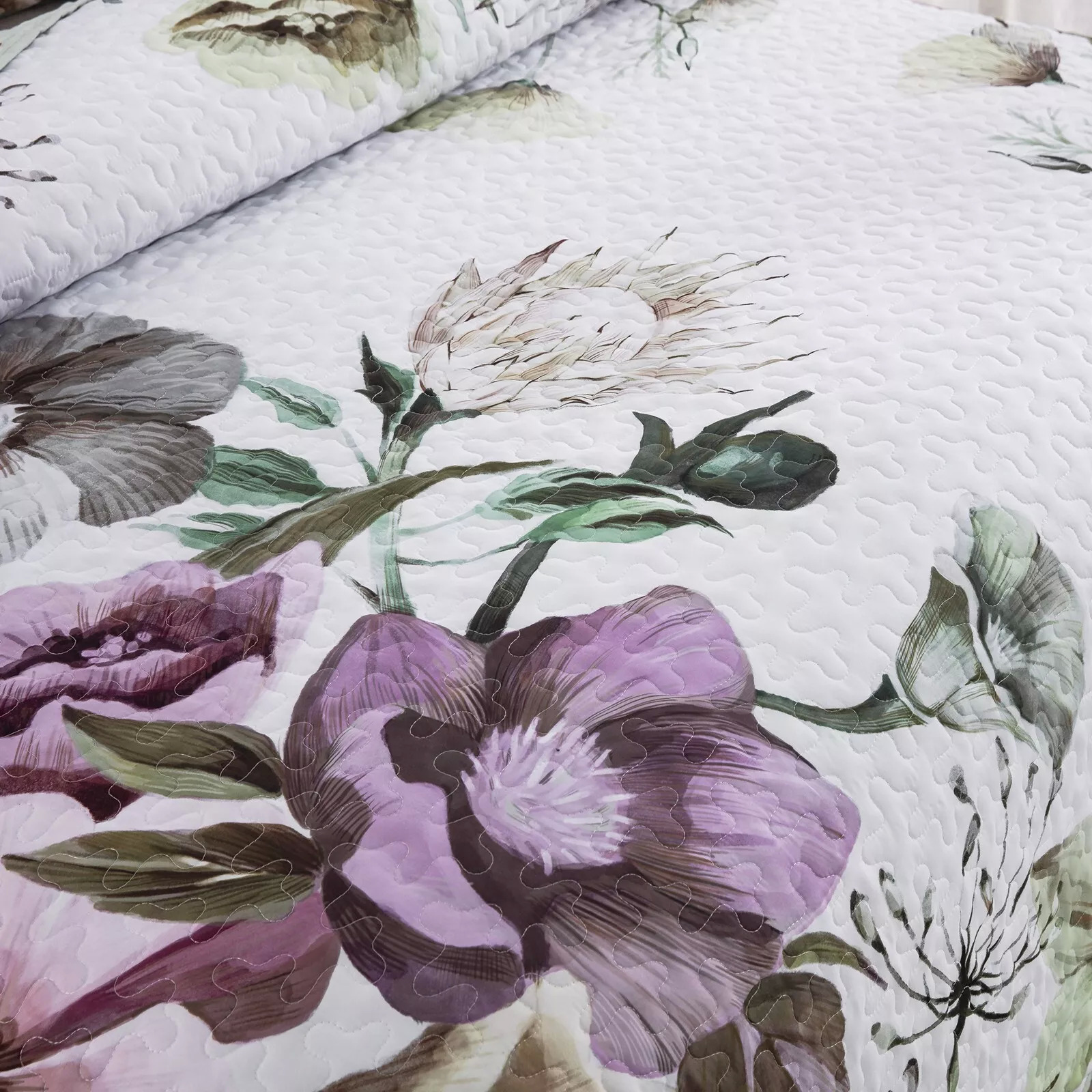 V745-MAC080300Q13U-190920-03 Deluxe Quilted Bedspread and Pillowcases Set: Infuse Your Bedroom with Style - Queen size - Image 4