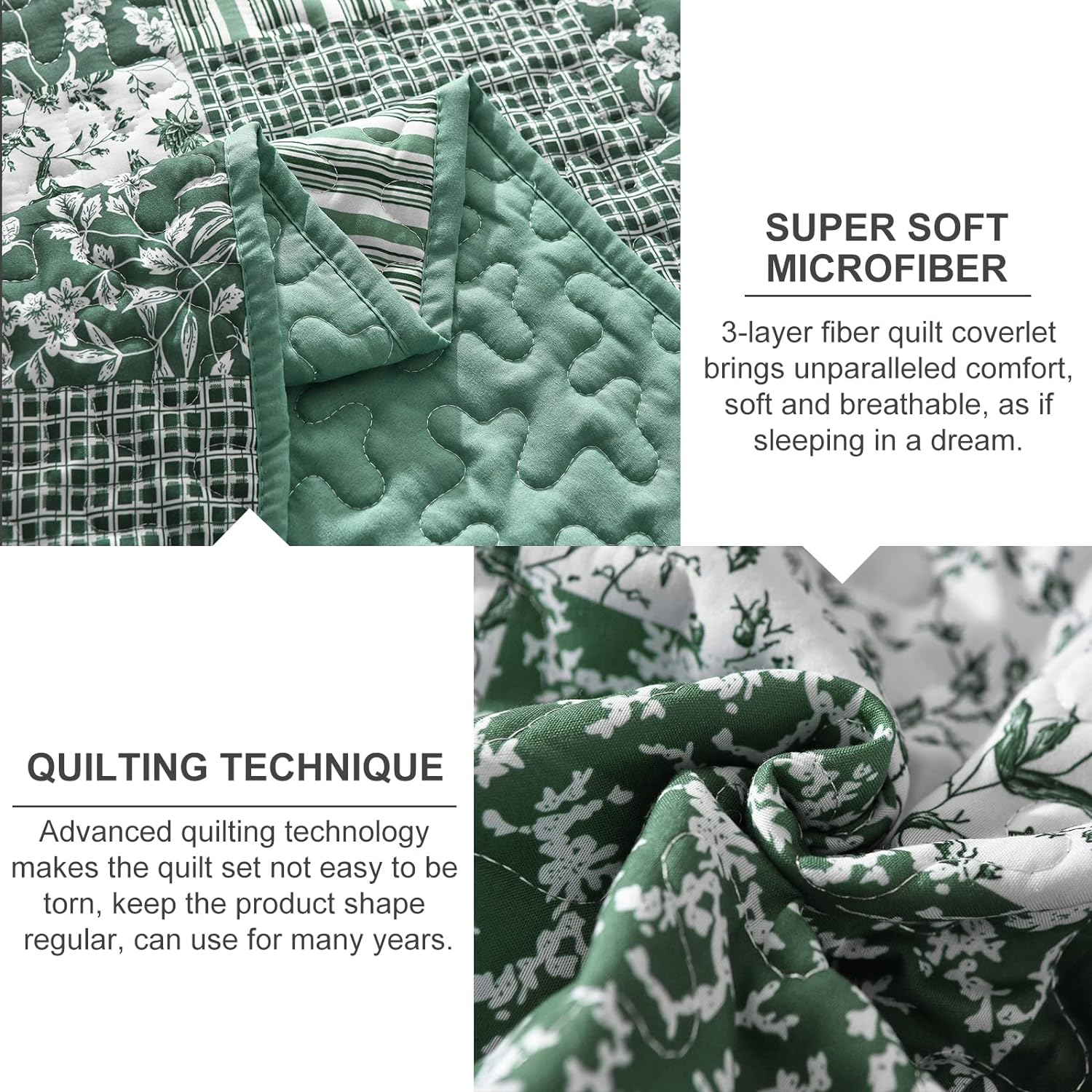 V745-MAC080315Q13U-190893-03 Delightful Quilted bedspread and pillowcovers set: Indulge in Comfort - Queen size - Image 4