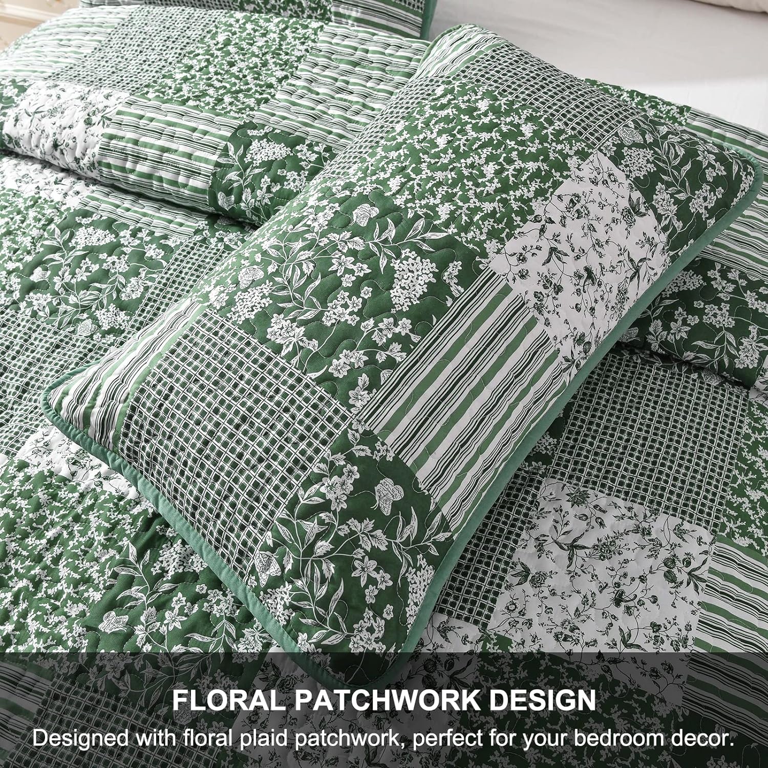V745-MAC080315Q13U-190893-04 Delightful Quilted bedspread and pillowcovers set: Indulge in Comfort - Queen size - Image 5