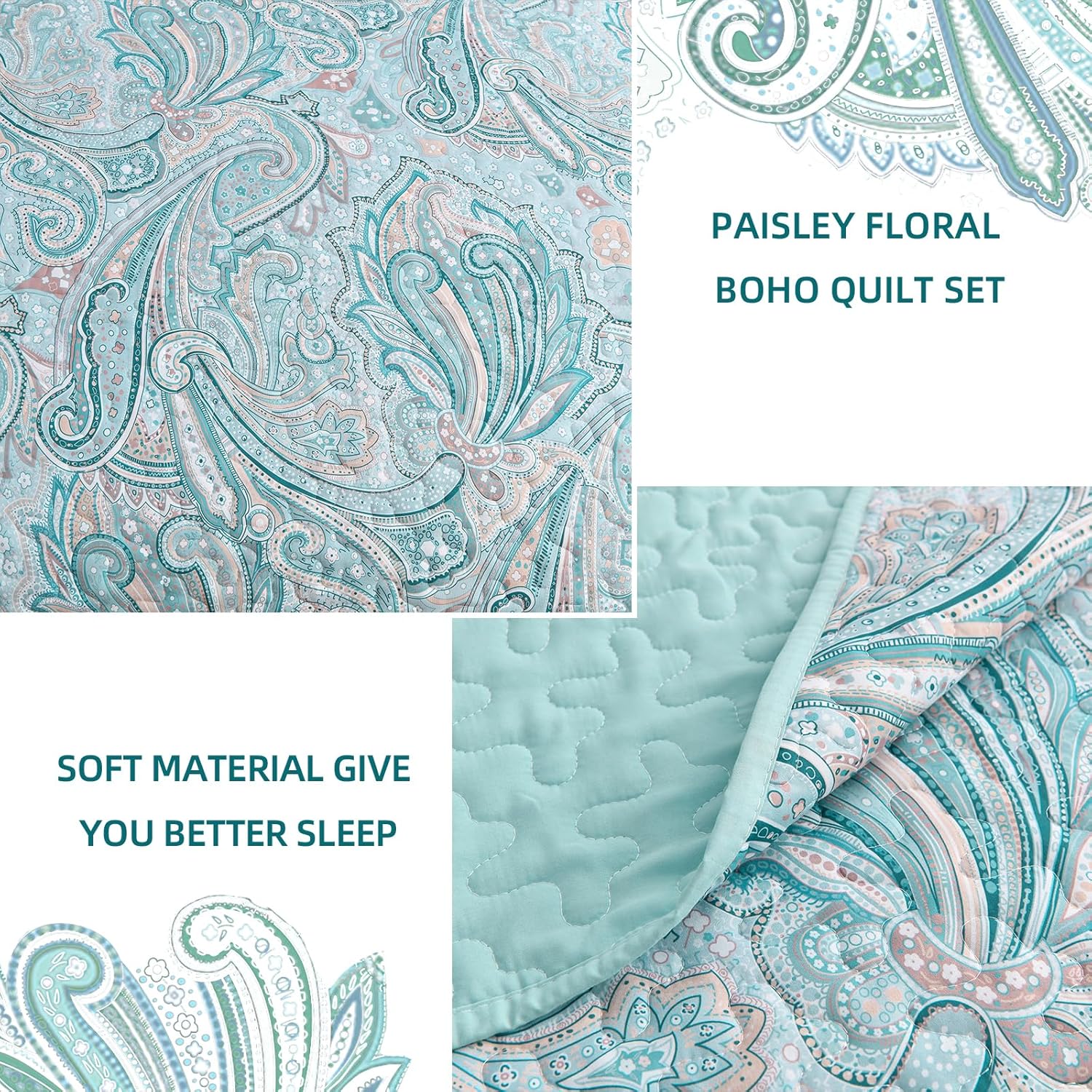 V745-MAC080435Q13U-190956-04 Distinctive Quilted Coverlet and Pillowcases Set: Make a Bold Statement - Queen size - Image 5