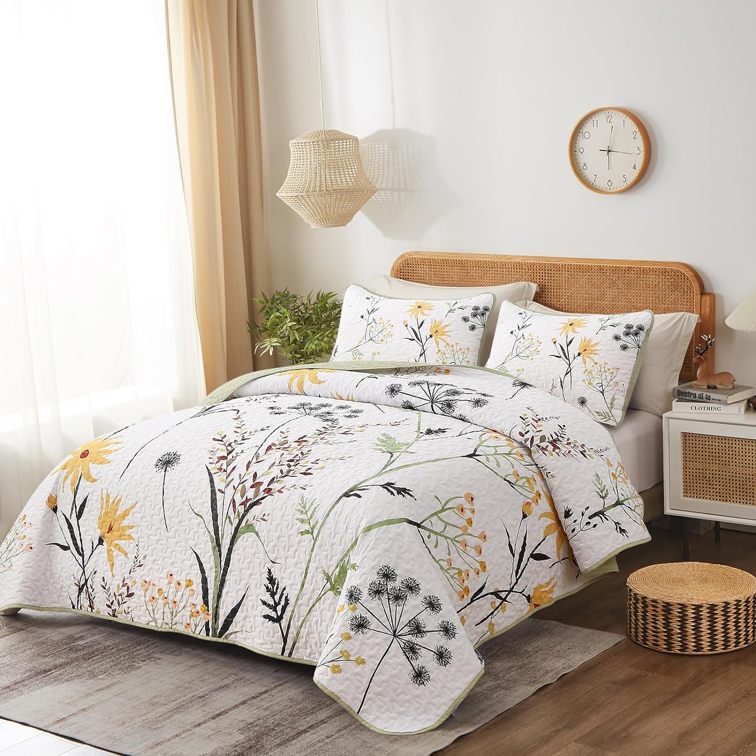 V745-MAC080487Q13U-190927-01 Decorative Quilted Coverlet and Pillowcases Set: Elevate Your Home Decor - Queen size - Image 2