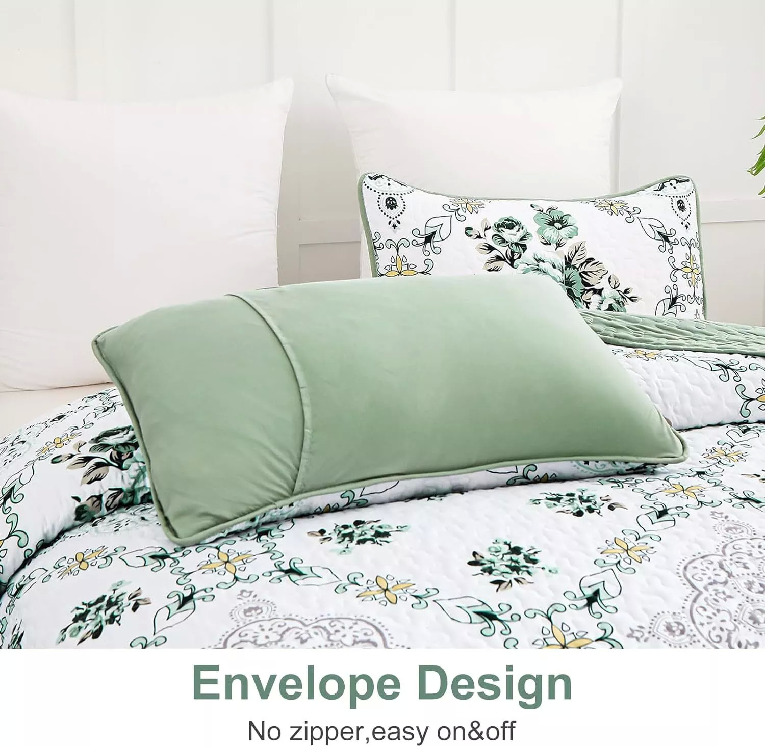 V745-MAC080521Q13U-190926-05 Exquisite Quilted Bedspread and Pillowcases Set: A Touch of Elegance for Your Space - Queen size - Image 6