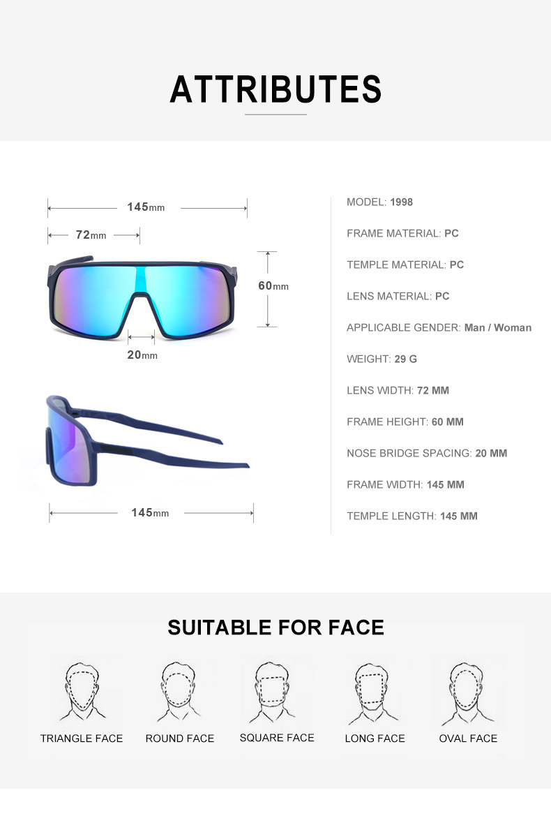 V888-ELOSUNG10630-205765-02 Cycling Sunglasses: Conquer the Road with Style and Protection silver colors - Image 3