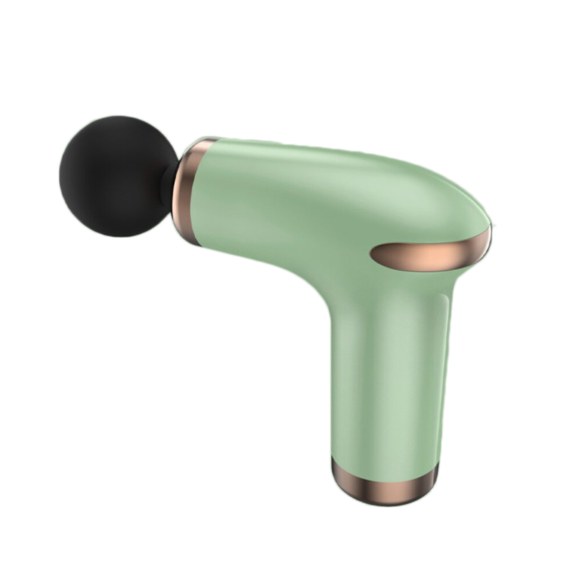 V888-ELOSUNG11335-209255-00 Green Massage Gun - 6-Speed Deep Tissue Massager with 4 Professional Massage Heads - Image 1