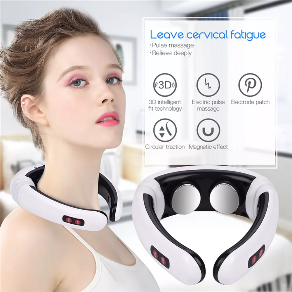 V888-ELOSUNG11999-211020-00 Neck Massager with Pulse Therapy - Intelligent Cervical Massage Device for Pain Relief and Relaxation - Image 1