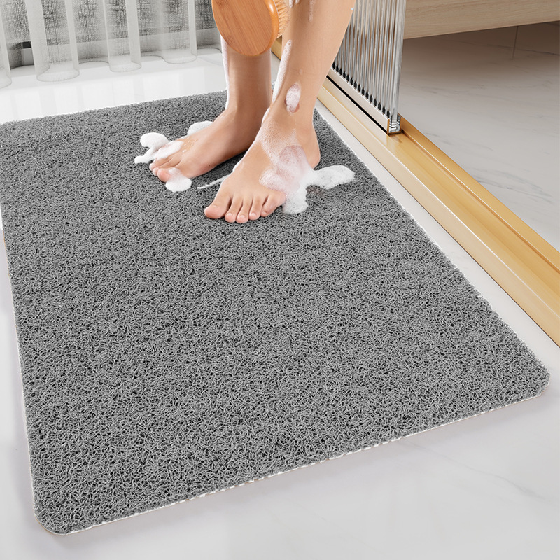 V888-ELOSUNG15200-212495-04 Brown Non-Slip Loofah-Style Bathroom Mat - Quick-Dry and Soft 40*80cm - Image 5