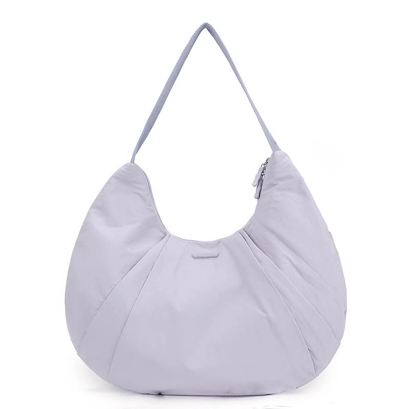 V888-ELOSUNG15747-215554-00 Purple Waterproof Nylon Lightweight Tote Shoulder Bag - Stylish and Spacious for Daily Commute and Outdoor Activities - Image 1