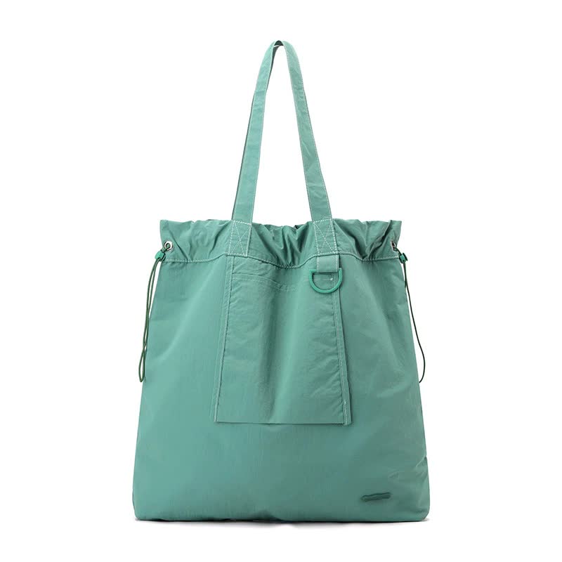 V888-ELOSUNG15803-216234-00 Green Large Capacity Tote Bag - Lightweight Single Shoulder Bag for Commute, Casual Outings, and Shopping - Image 1