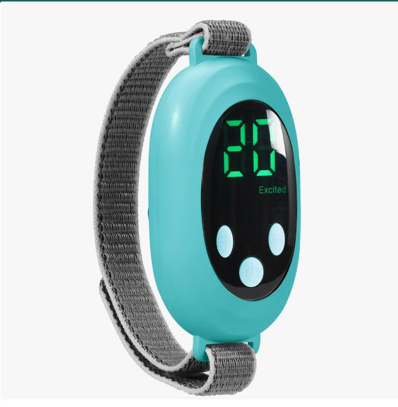 V888-ELOSUNG16351-215855-00 Green EMS Sleep Aid Device with Pulse Stimulation - Portable Adjustable Sleep Support Bracelet - Image 1