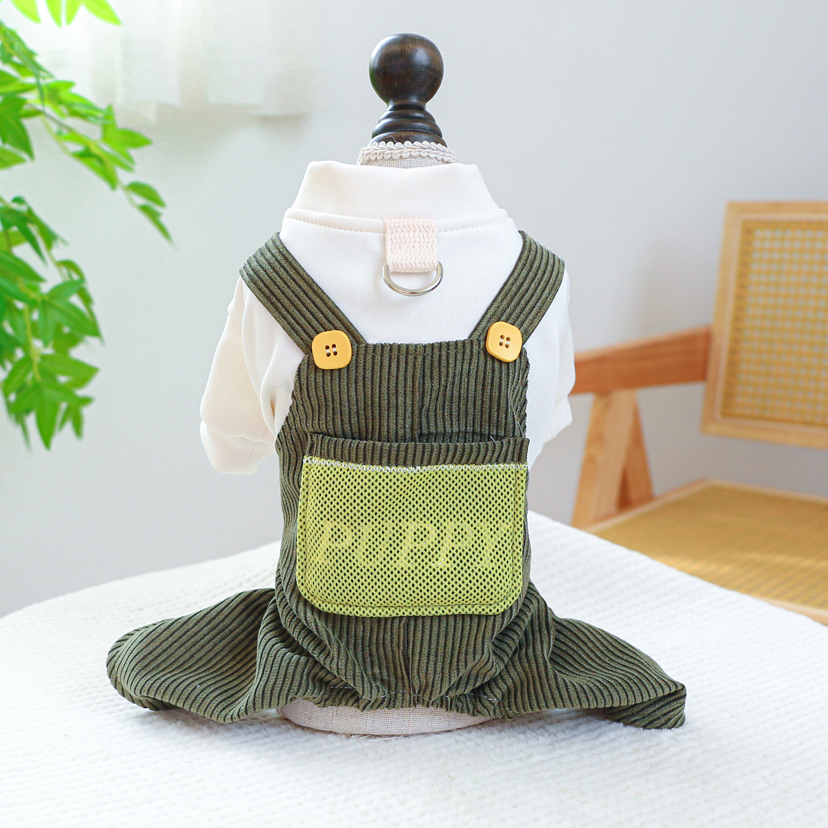 V888-ELOSUNG19783-202503141136-00 S Puppy Cute Four-Legged Dog Clothes - Spring/Summer Pet Outfit, Soft & Breathable - Image 1