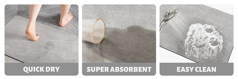 V888-ELOSUNG20627-202502261708-04 Brown Quick-Dry Absorbent Non-Slip Bath Rug for Bathroom, Kitchen & Entryway 50x80cm - Image 5