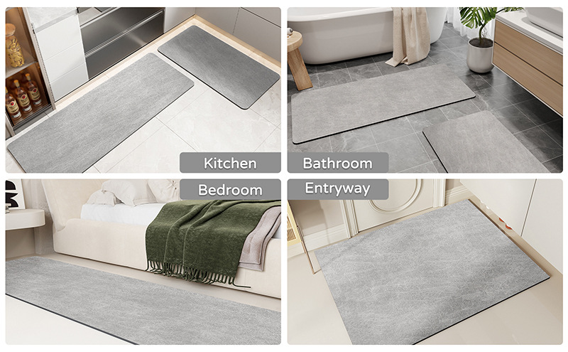 V888-ELOSUNG20628-202502261708-05 Brown Quick-Dry Absorbent Non-Slip Bath Rug for Bathroom, Kitchen & Entryway 60x90cm - Image 6
