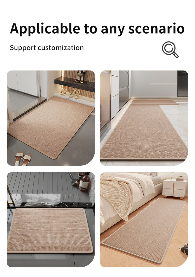 V888-ELOSUNG21396-202502271151-06 Brown Quick Dry Bathroom Rug - Non-Slip PVC Foam, Super Absorbent, 40x60cm - Image 7